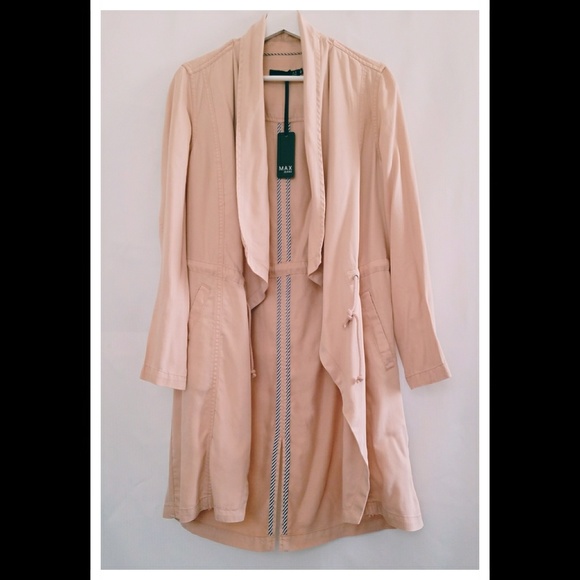 max jeans drape front jacket